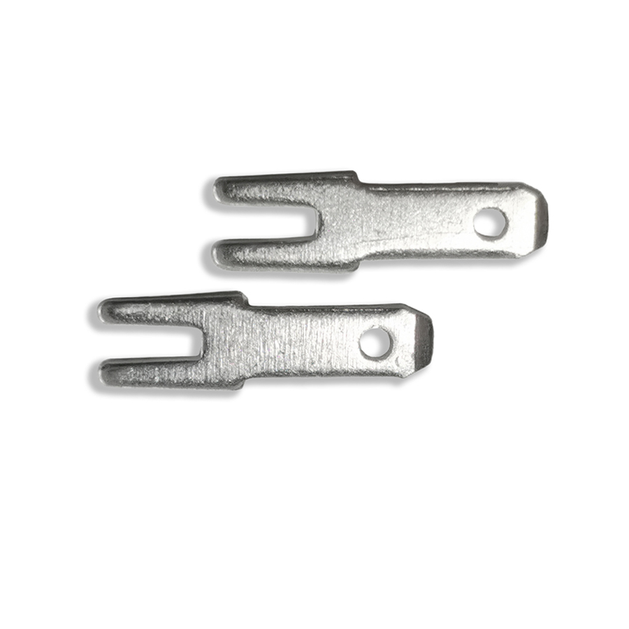 Terminal block 2.8*0.8 narrow leg solder insert PC circuit board insert cold end 2.8mm circuit board insert male plug · YTC-3-PCB282508