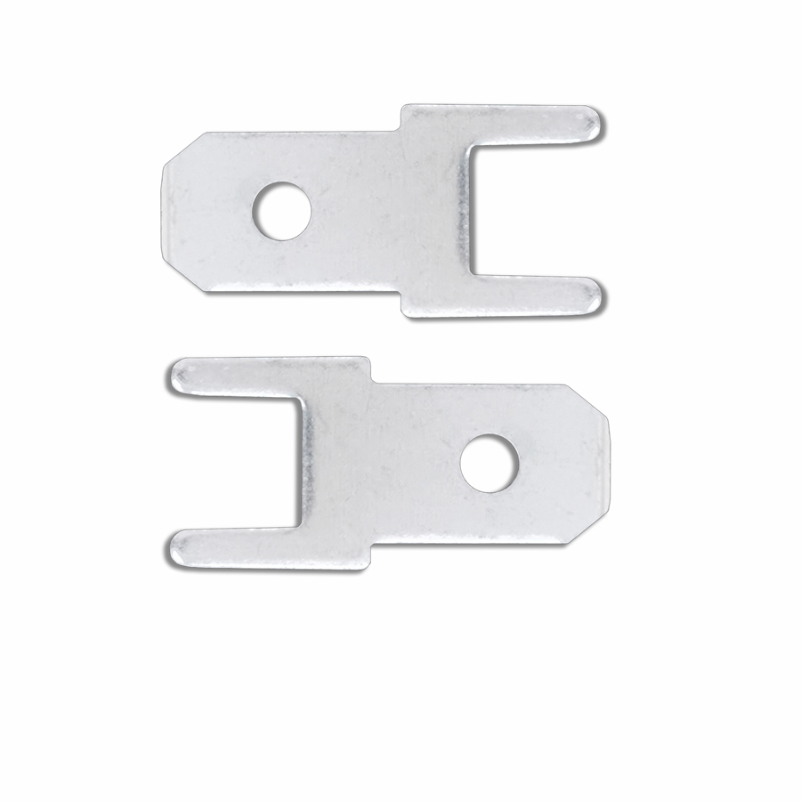 Terminal block 4.8*0.8 short leg solder insert PC circuit board insert cold end 4.8mm circuit board insert male plug · YTC-3-PCB485008D