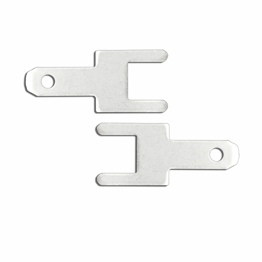PCB solder tab and 2.8 × 0.8 mm male cold-crimp insert · YTC-3-PCB285008