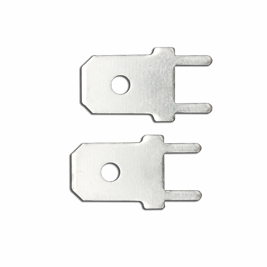 Terminal block 6.35*0.8 solder insert PC circuit board insert cold end 6.35mm circuit board insert male plug · YTC-3-PCB635108