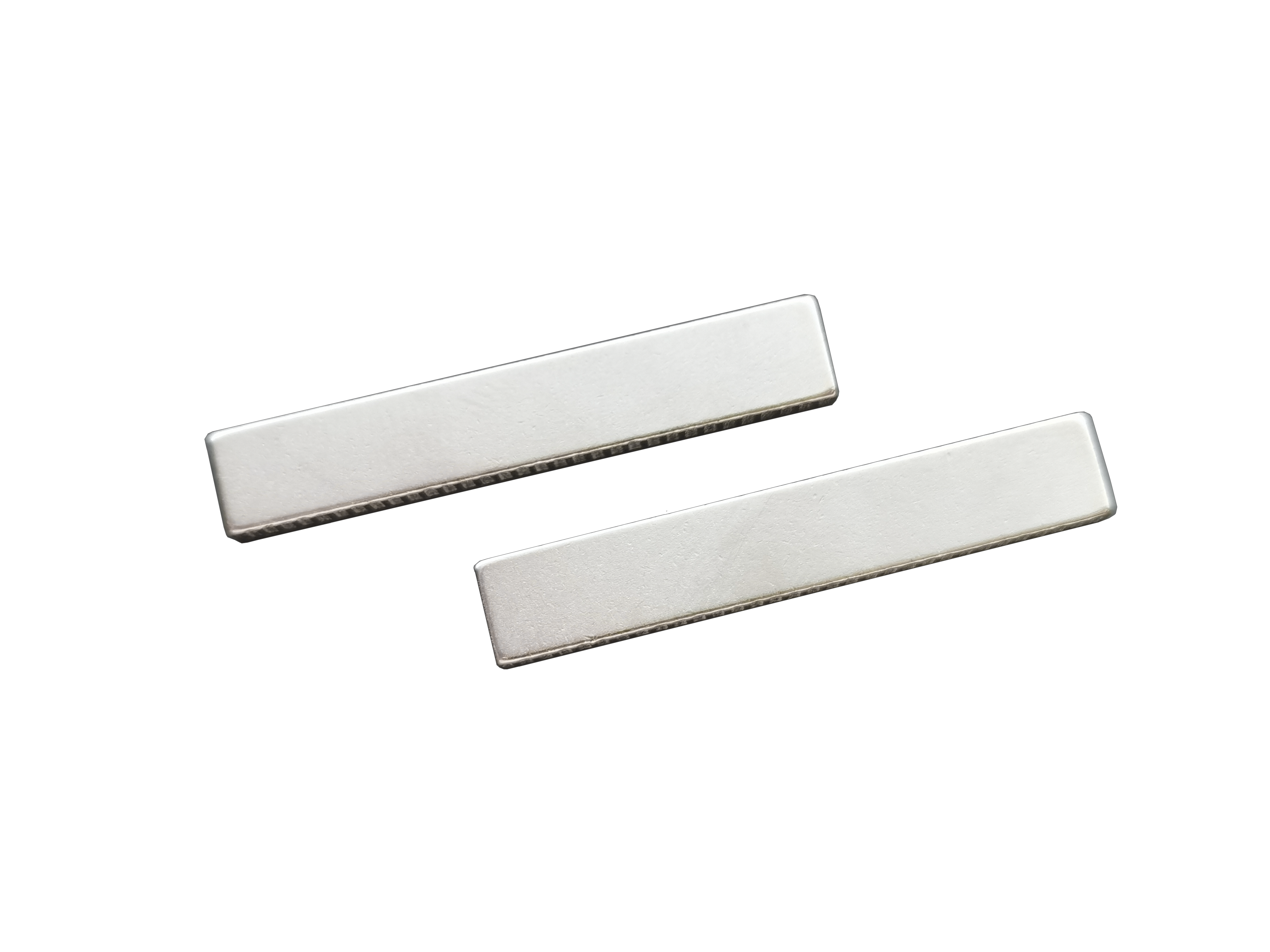 13mm long, 4mm wide, 1mm thick, brass nickel-plated conductive copper block, SMT chip current carrier copper strip contact · YTC-1341-BN01